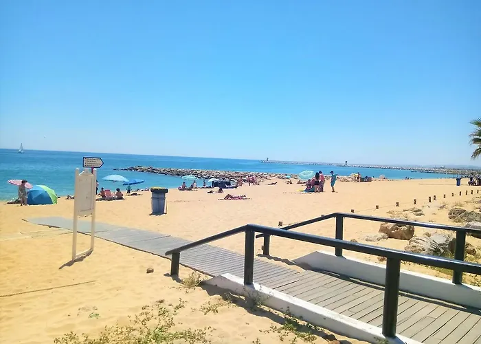 Dunas 3- Elegante, 150mt Praia, Wifi Apartament Quarteira